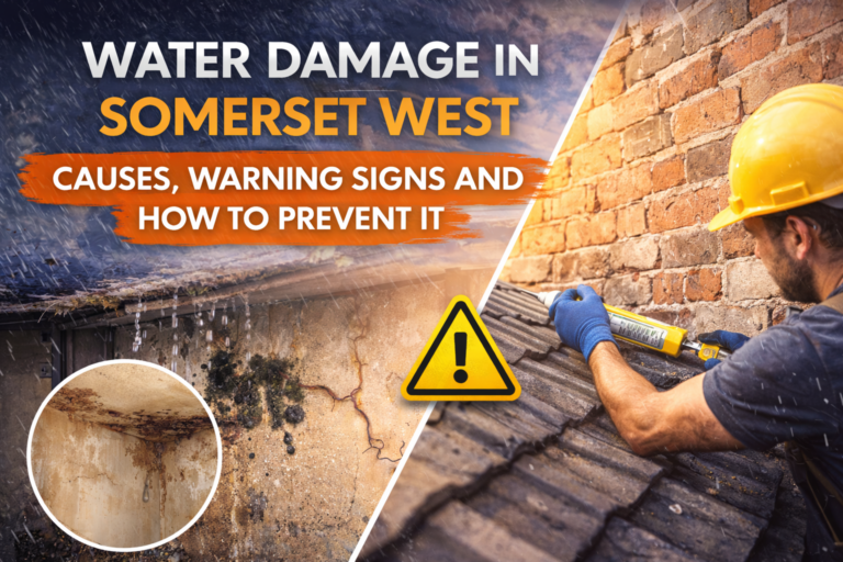 Water Damage in Somerset West Homes: Causes, Warning Signs and How to Prevent It
