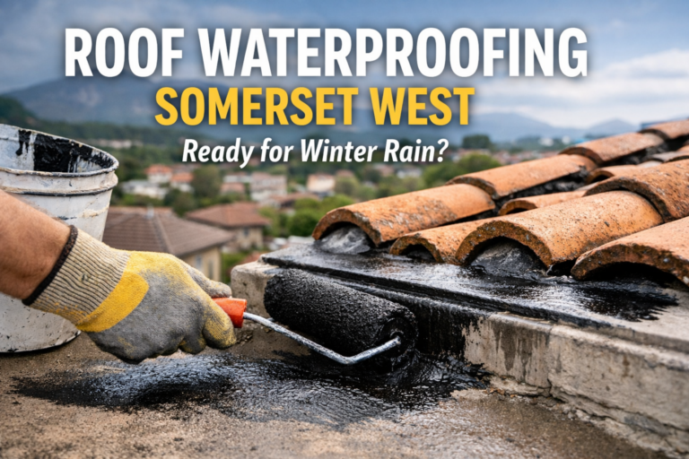 Roof Waterproofing in Somerset West: Why It’s Essential Before the Winter Rainy Season