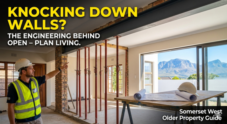 The Engineering Behind Open-Plan Living: Knocking Down Load-Bearing Walls in Older Somerset West Properties